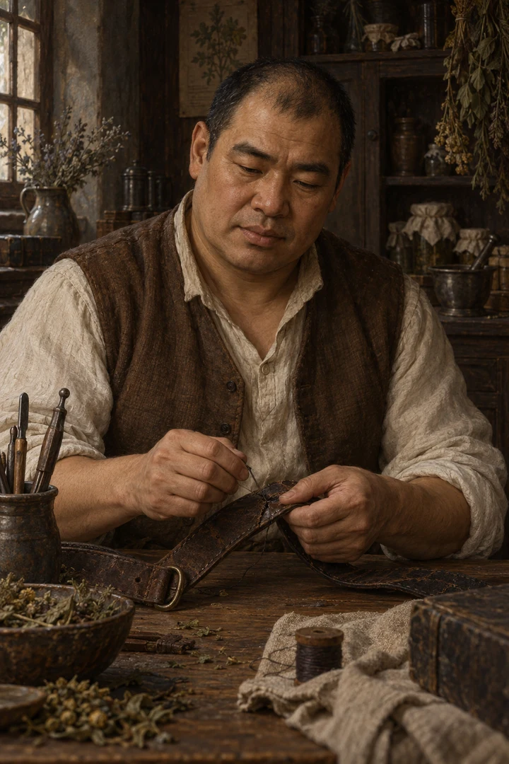 Malerische Porträtinterpretation: Jianek Morozhen