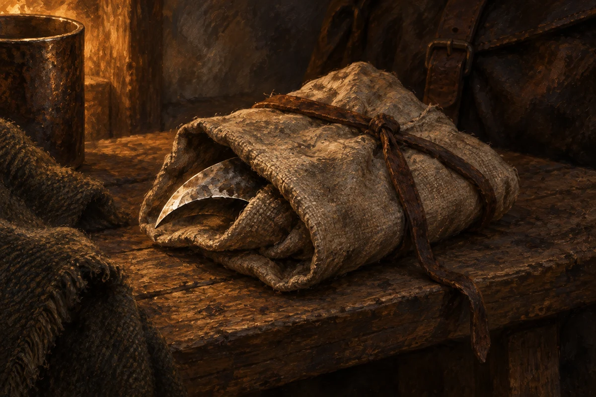 Malerische Interpretation: Der Falxsplitter