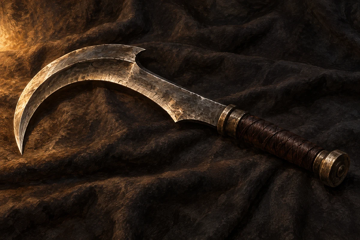 Malerische Interpretation: Falx Lunata