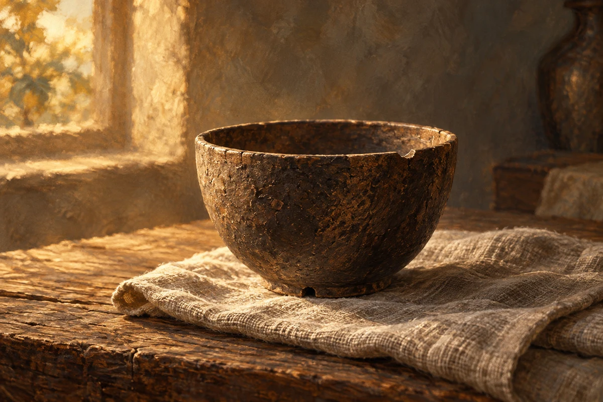 Malerische Interpretation: Luyareks Schale
