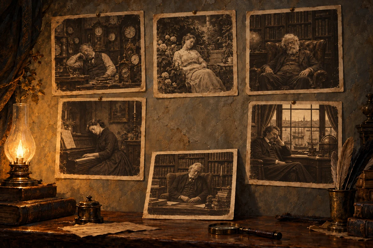 Malerische Interpretation: Die Tatortphotographien