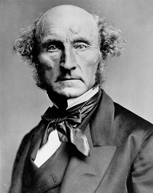 Fotografisches Porträt von John Stuart Mill.